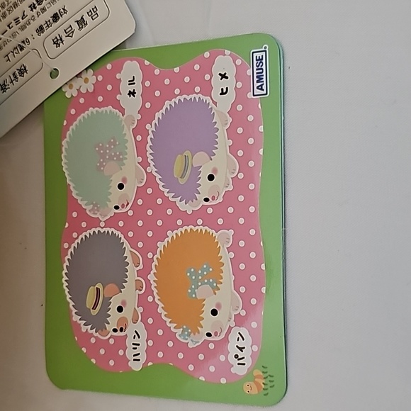 Amuse Yellow Hedgehog with Lace Bow - Picture 3 of 3